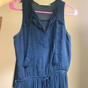 SALE!! Abercrombie & Fitch navy eyelet dress